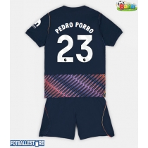 Tottenham Hotspur Pedro Porro #23 Bortedraktsett Barn 2026-27 Kortermet (+ Korte bukser)